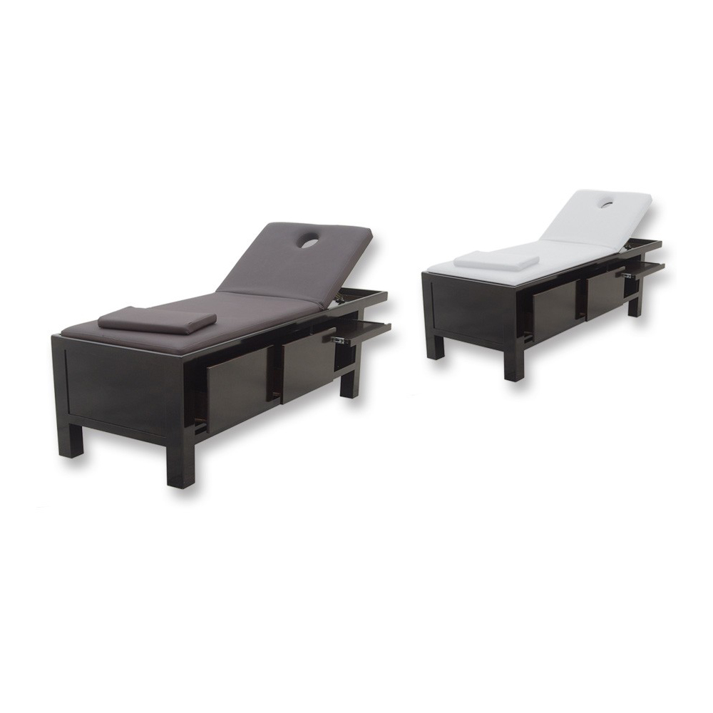 Massage Bed Comes in Wht / Blk Storage, Backlift and Headrest - Image 2