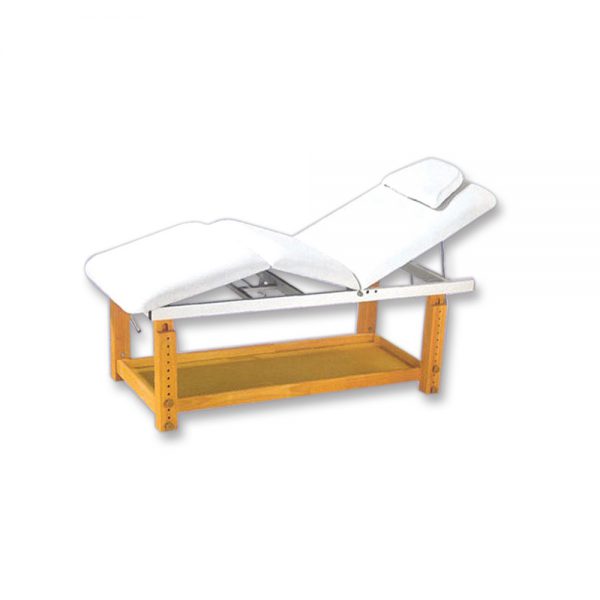 Massage Bed White ONLY w / Back lift and Leg Fold
