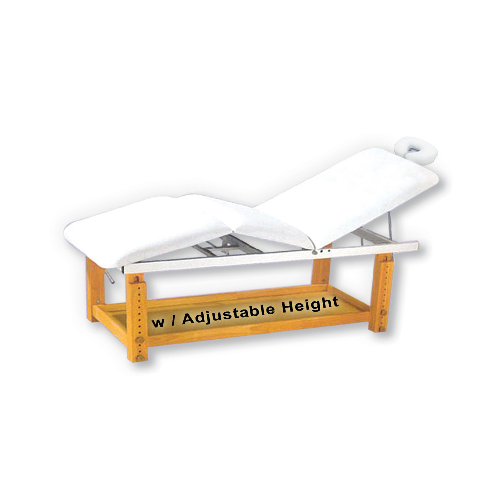 Massage Bed White ONLY w / Back lift and Leg Fold - Image 2