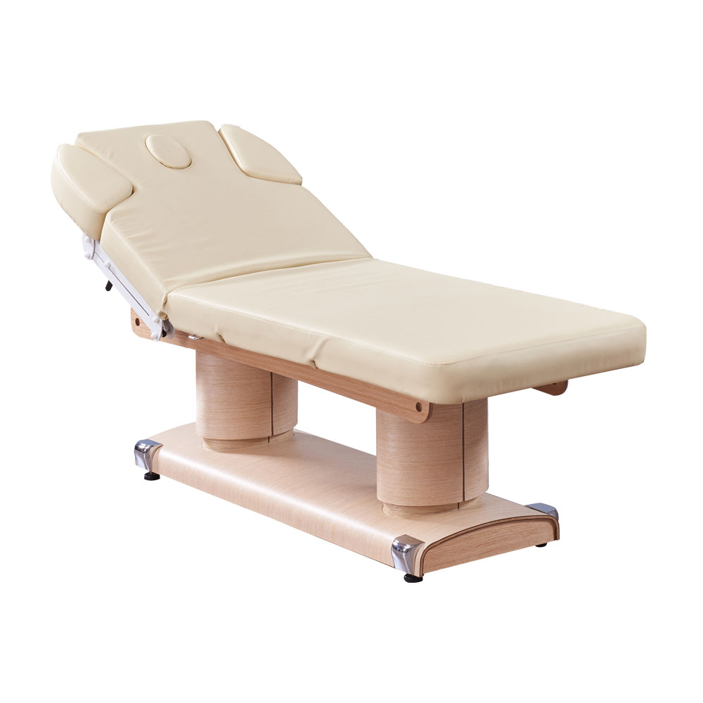 Sona Wooden Electric, Ultra Plush Bed for Facial and Massage - Image 4
