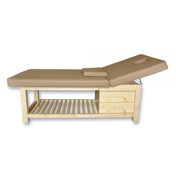 Elite Wooden Massage and Facial Bed w/ Storage