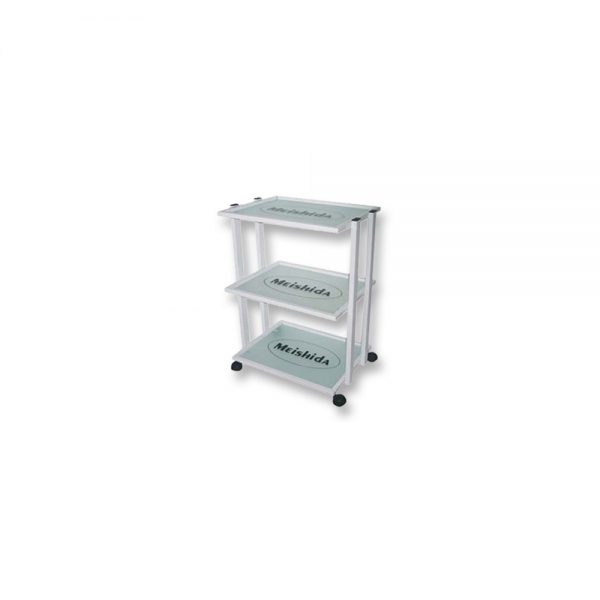 Glass Cart with 3 shelves