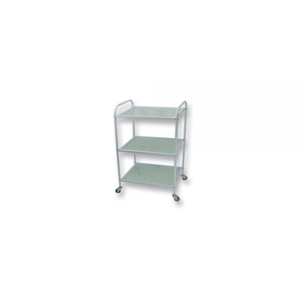 Glass Cart with 3 shelves