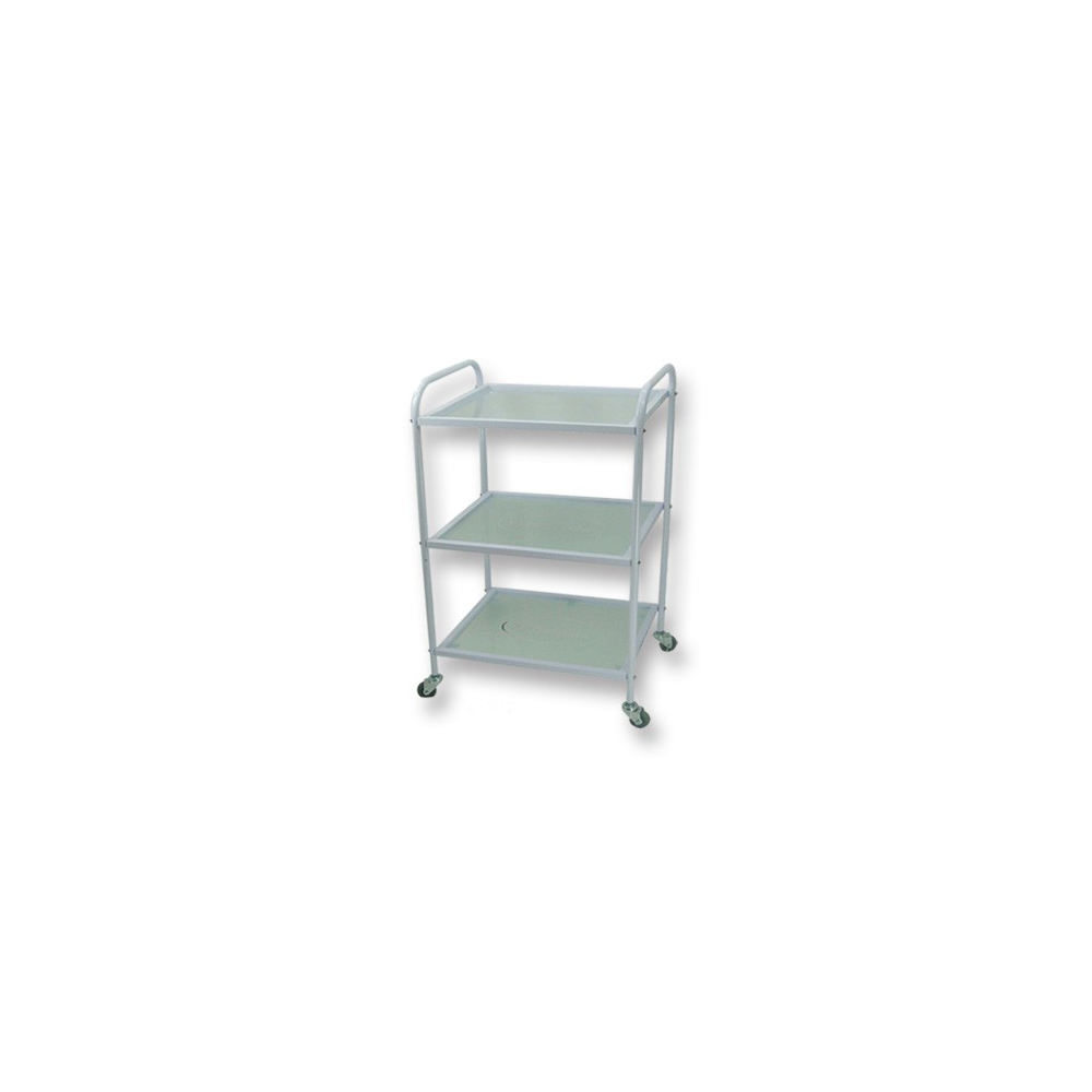 Glass Cart with 3 shelves