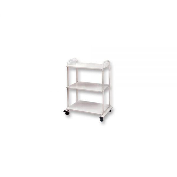 Wood Cart with 3 Shelves