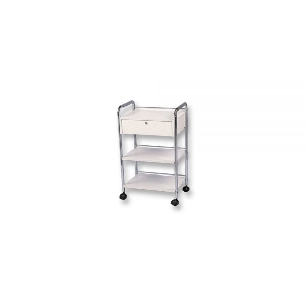 Wood Cart with 1 drawer