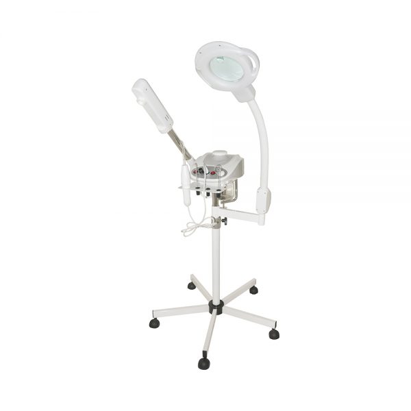 Aromatherapy Ozone Facial Steamer with 5 Diopter Magnifiying Lamp and High Frequency -New Design