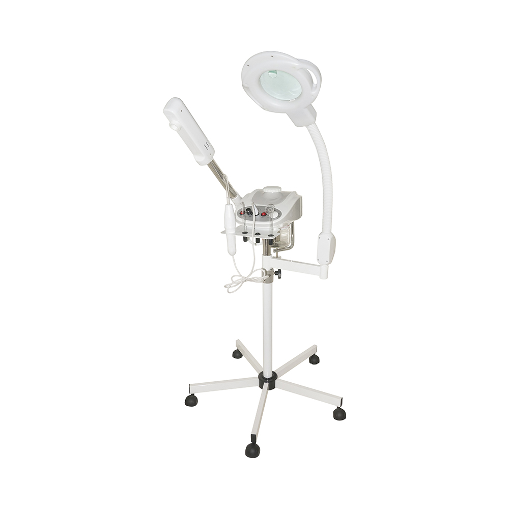 Aromatherapy Ozone Facial Steamer with 5 Diopter Magnifiying Lamp and High Frequency -New Design