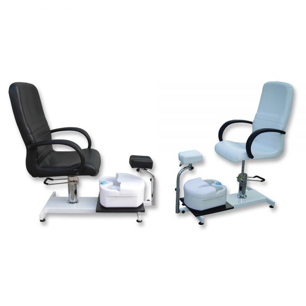 Hydraulic Pedi chair White or Black w / bowl