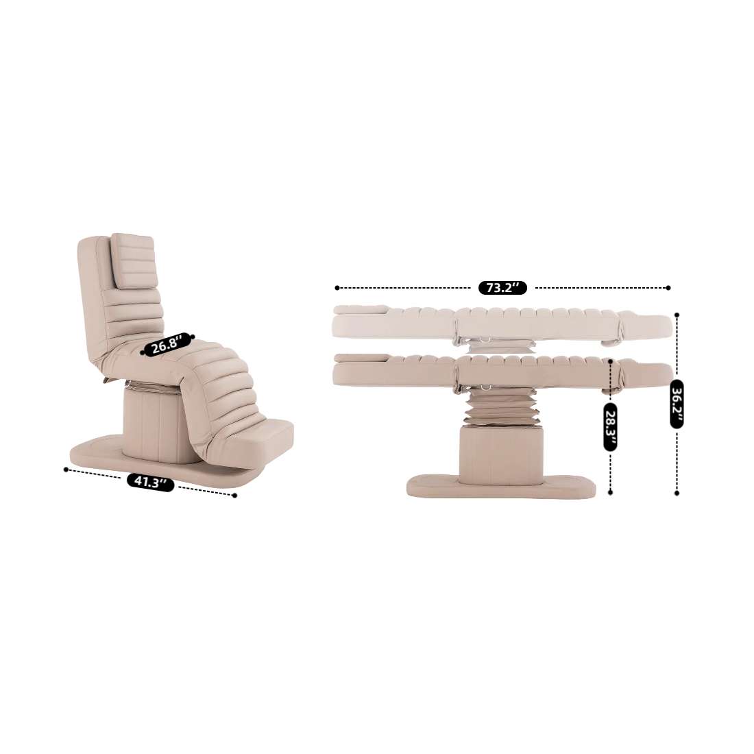 JUNE-Electric Lash/Massage/Facial Bed - Image 8