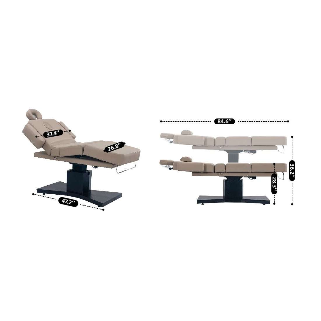 COCO-Elite Electric Massage/Facial/Med Spa Bed - Image 9