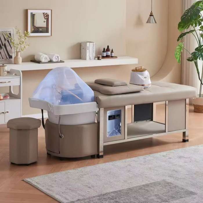 MEENU -Japanese Head Spa Shampoo and Massage Bed with Stool - Image 4