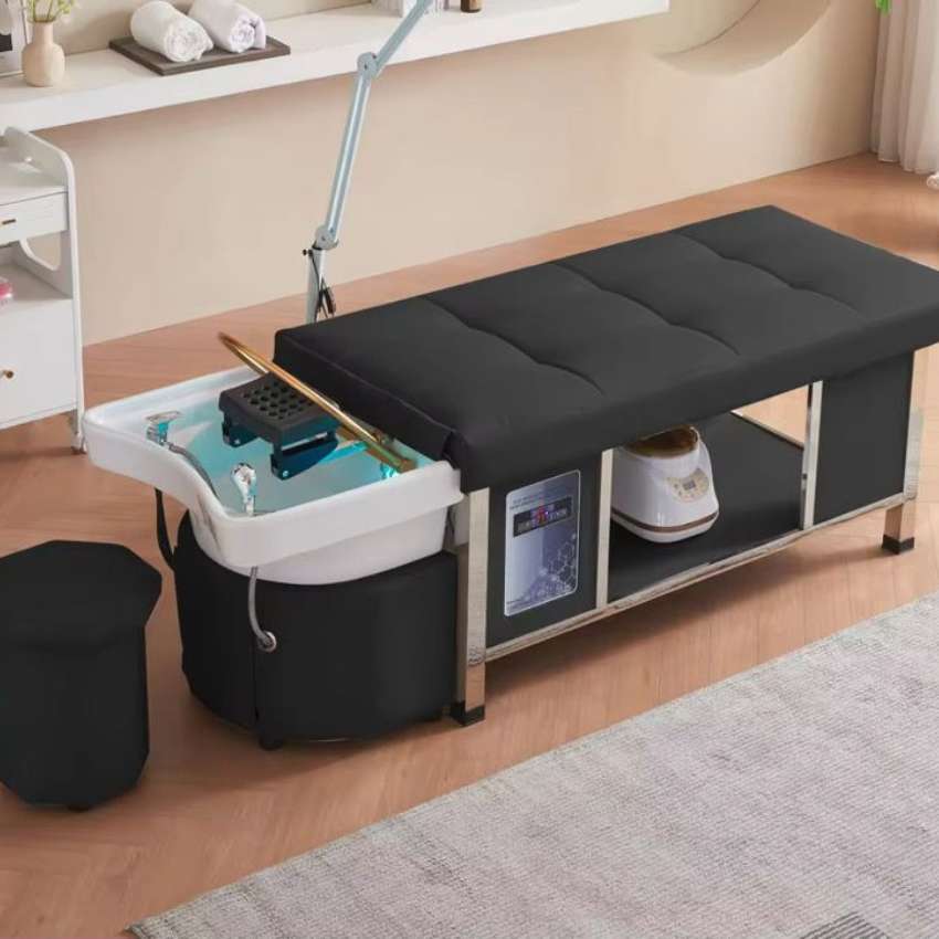 MEENU -Japanese Head Spa Shampoo and Massage Bed with Stool - Image 6