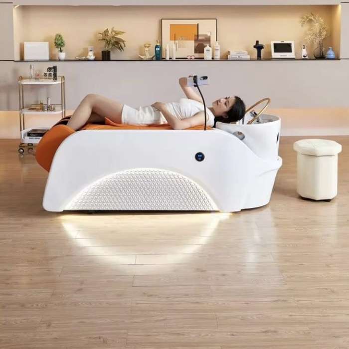 IVY 2.0- Japanese Head Spa and Shampoo bed with Human Touch Massage (Armless) - Image 2