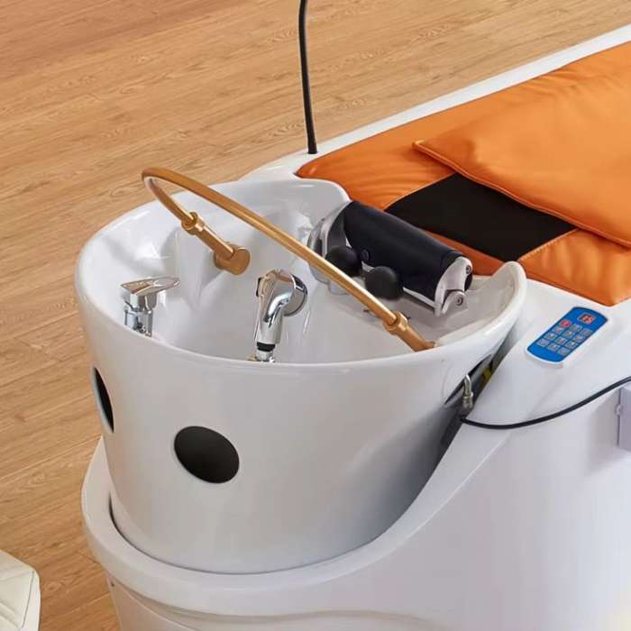 IVY 2.0- Japanese Head Spa and Shampoo bed with Human Touch Massage (Armless) - Image 4