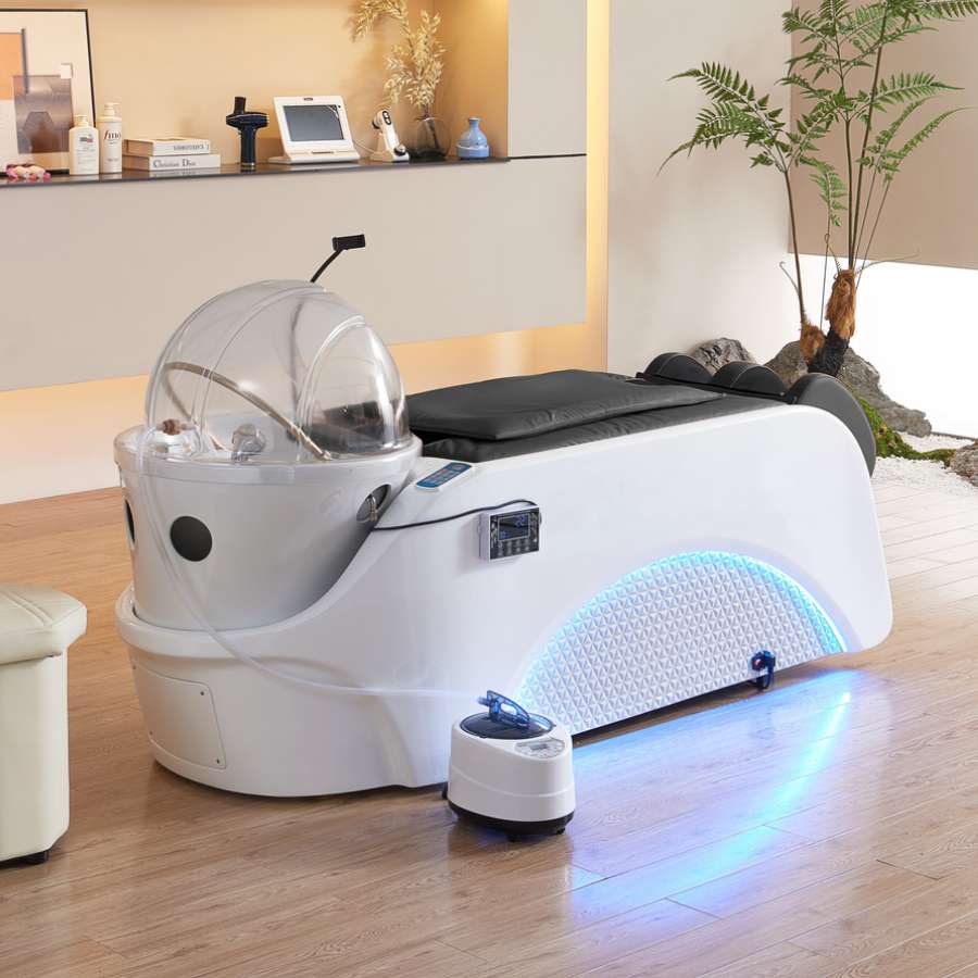 IVY 2.0- Japanese Head Spa and Shampoo bed with Human Touch Massage (Armless) - Image 12