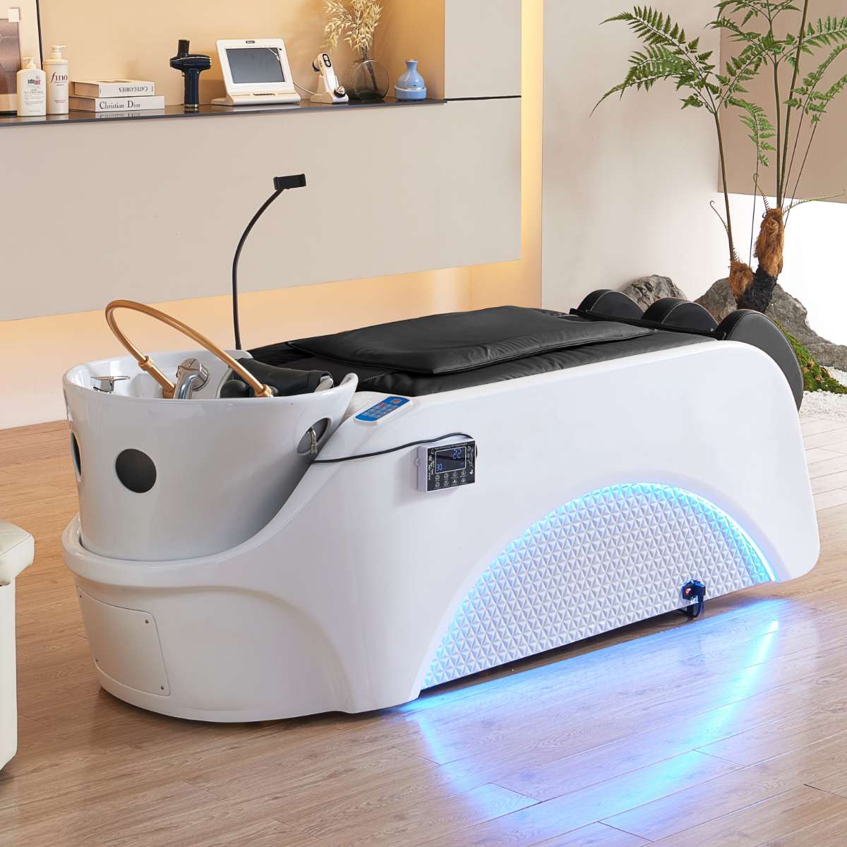 IVY 2.0- Japanese Head Spa and Shampoo bed with Human Touch Massage (Armless) - Image 14